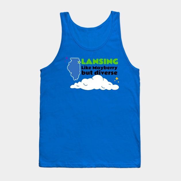 Like Mayberry but Diverse Tank Top by Shop The Lansing Journal